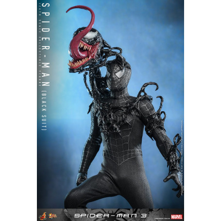 Hot Toys Marvel Spider-Man 2 - Peter Parker Traje Negro - Video Game Masterpiece 1/6