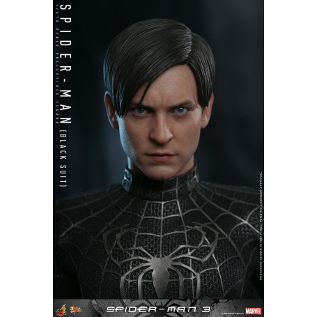 Hot Toys Marvel Spider-Man 2 - Peter Parker Traje Negro - Video Game Masterpiece 1/6