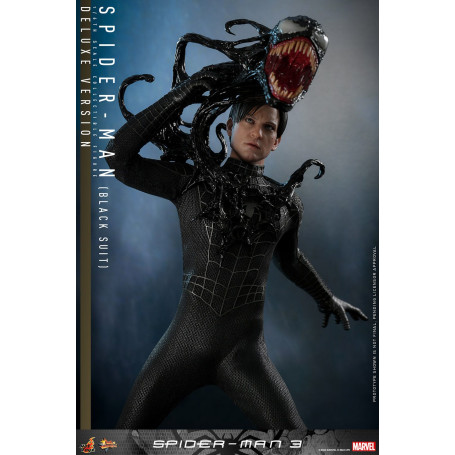 Hot Toys Marvel Spider-Man 3 - Spider man Traje Negro Deluxe