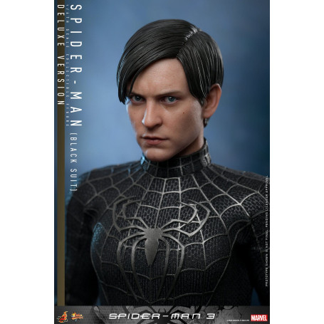 Hot Toys Marvel Spider-Man 3 - Spider man Traje Negro Deluxe