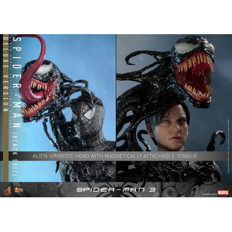 Hot Toys Marvel Spider-Man 3 - Spider man Traje Negro Deluxe