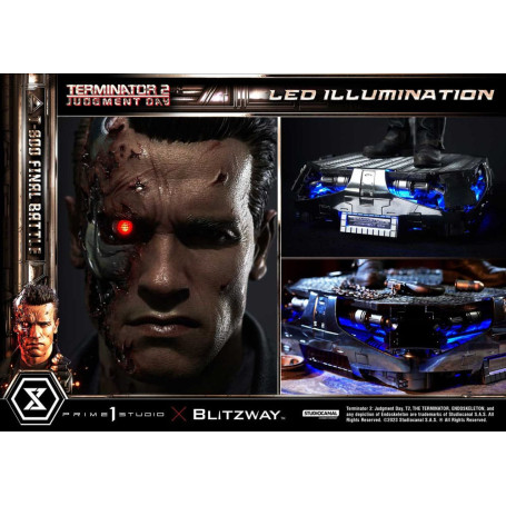 Prime 1 - Terminator 2 Judgment Day T-800 Final Battle Deluxe Bonus Version - Museum Masterline Series 1/3
