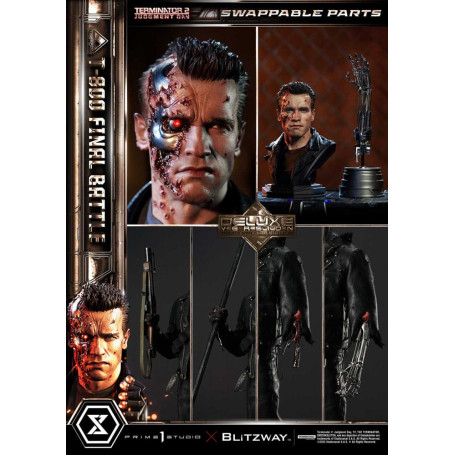 Prime 1 - Terminator 2 Judgment Day T-800 Final Battle Deluxe Bonus Version - Museum Masterline Series 1/3