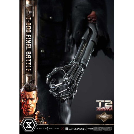 Prime 1 - Terminator 2 Judgment Day T-800 Final Battle Deluxe Bonus Version - Museum Masterline Series 1/3