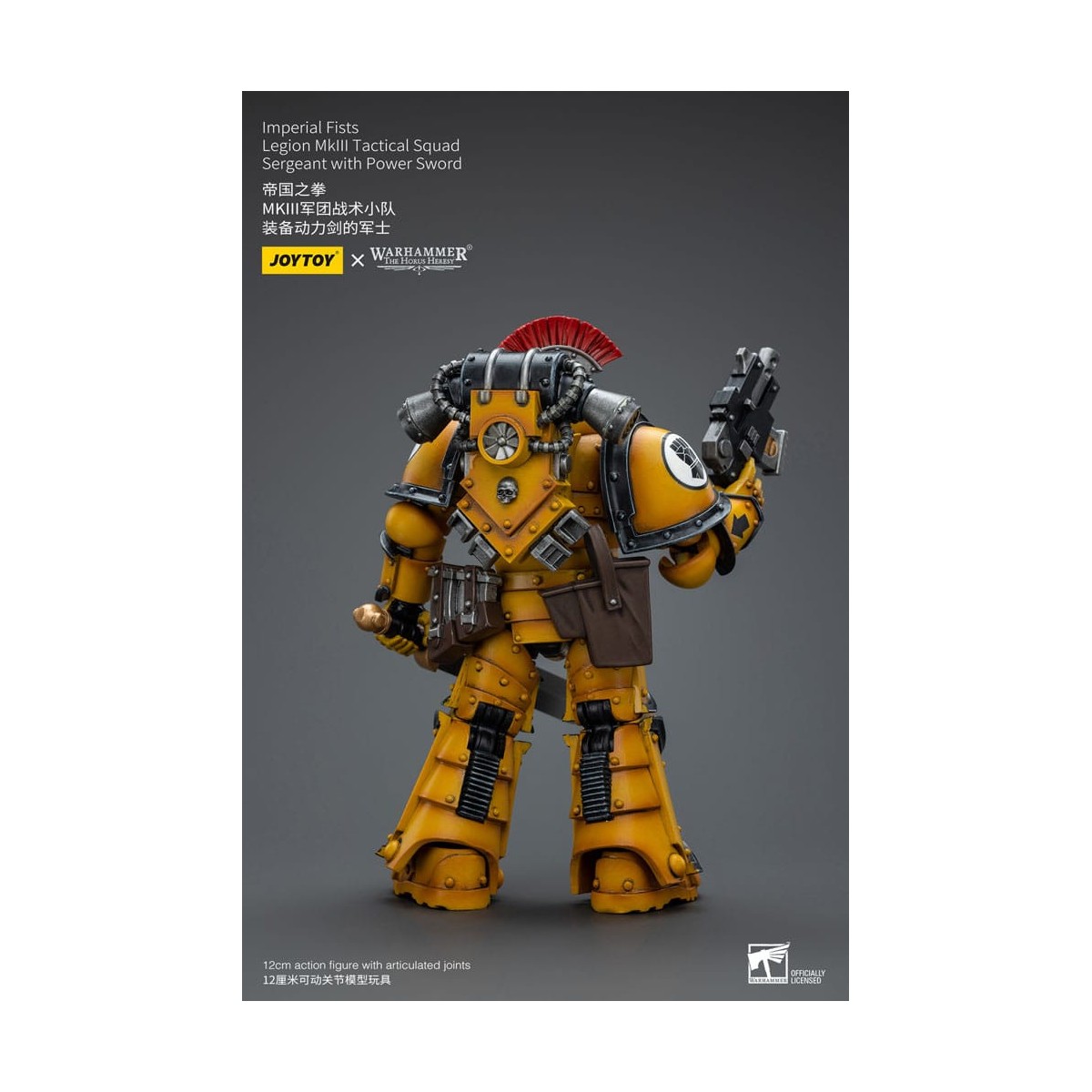 JoyToy - Puños Imperiales - Sargento de Escuadra Táctica Legión MkIII con Espada de Poder - 1/18 - La Herejía de Horus