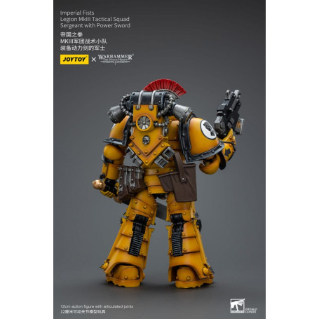 JoyToy - Puños Imperiales - Sargento de Escuadra Táctica Legión MkIII con Espada de Poder - 1/18 - La Herejía de Horus