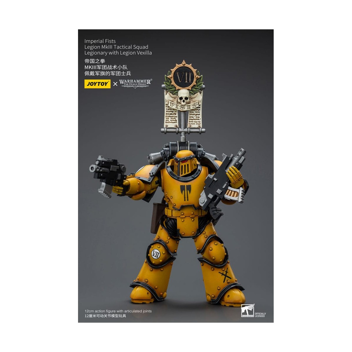 JoyToy - Puños Imperiales - Legión MkIII Escuadra Táctica Legionario con Legión Vexilla - 1/18 - La Herejía de Horus