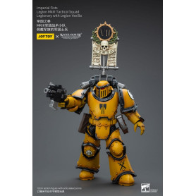JoyToy - Puños Imperiales - Legión MkIII Escuadra Táctica Legionario con Legión Vexilla - 1/18 - La Herejía de Horus