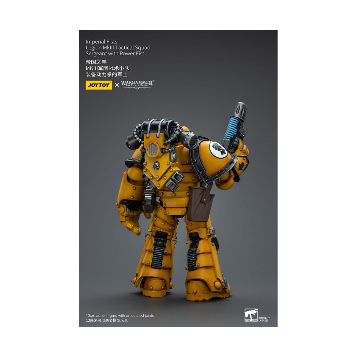 JoyToy - Puños Imperiales - Sargento de Escuadra Táctica Legión MkIII con Puño de Poder - 1/18 - La Herejía de Horus