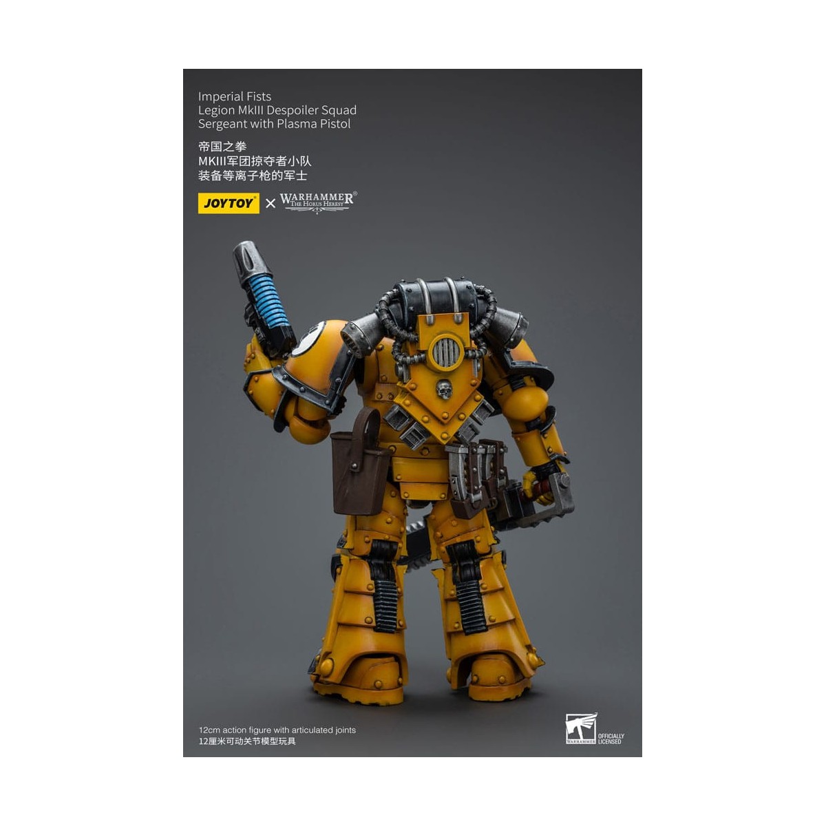 JoyToy - Puños Imperiales - Sargento de Escuadra Legion MkIII Despoiler con Pistola de Plasma - 1/18 - La Herejía de Horus