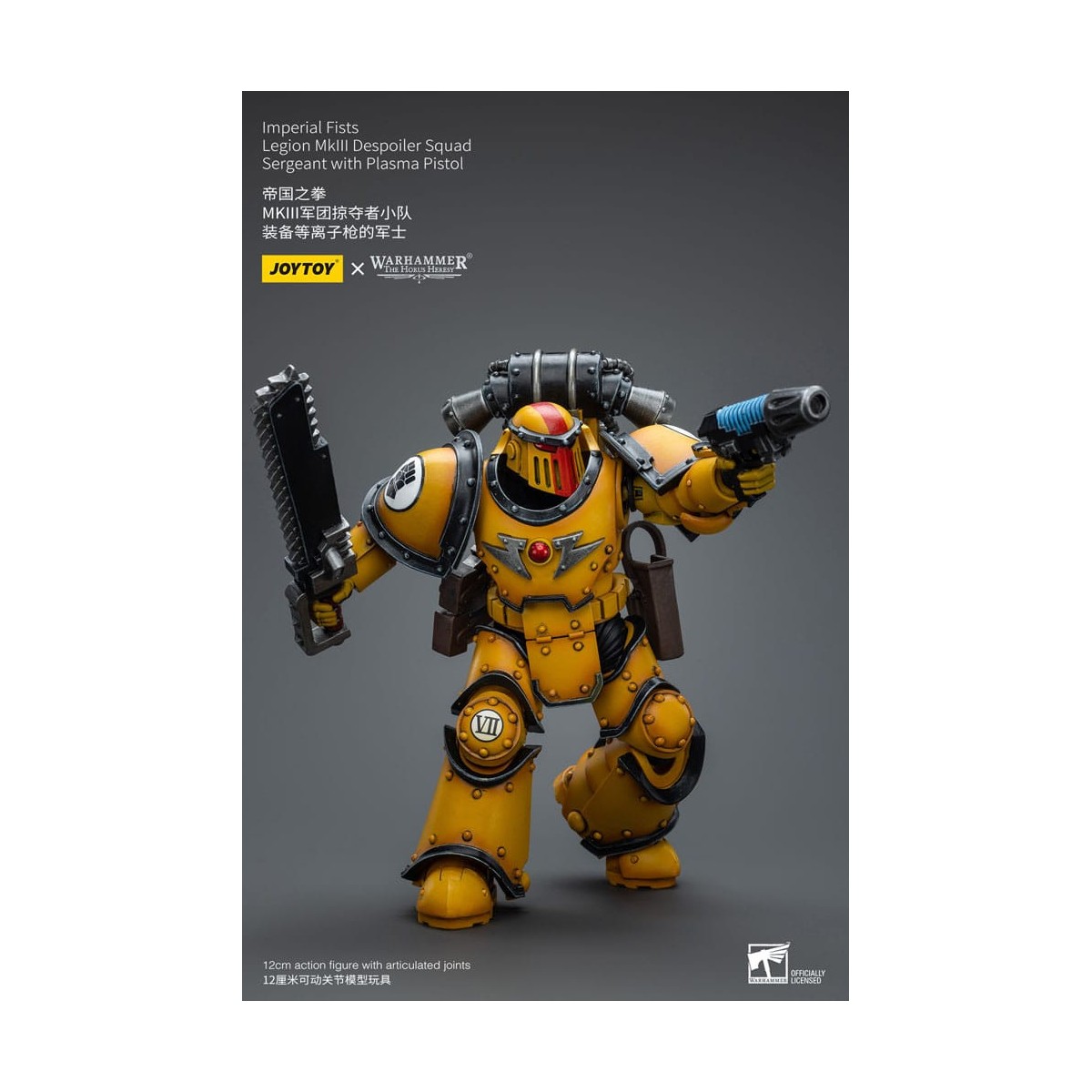 JoyToy - Puños Imperiales - Sargento de Escuadra Legion MkIII Despoiler con Pistola de Plasma - 1/18 - La Herejía de Horus