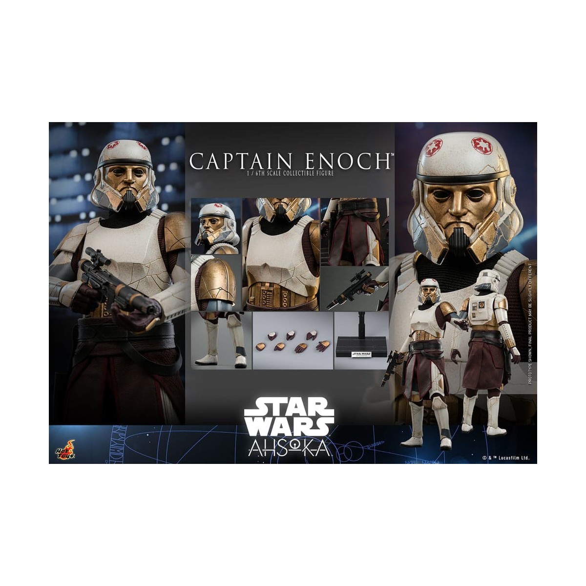 Hot Toys Star Wars - CAPITÁN ENOCH - Ahsoka Tano 1/6
