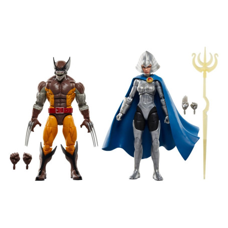 Marvel Legends - Lobezno y Lilandra Neramani - Lobezno 50 Aniversario
