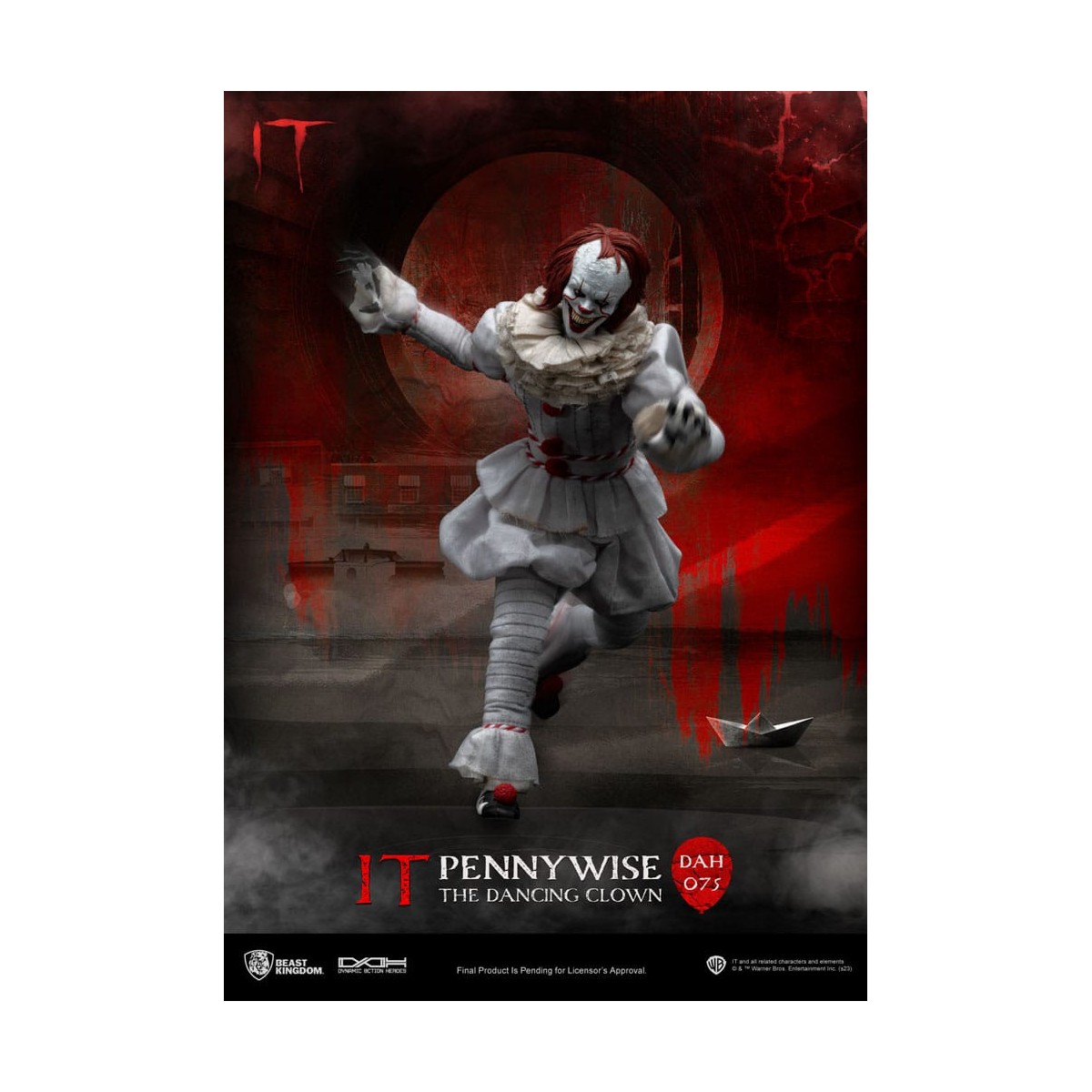 Beast Kingdom - IT - Pennywise Héroes de Acción Dinámica 1/9