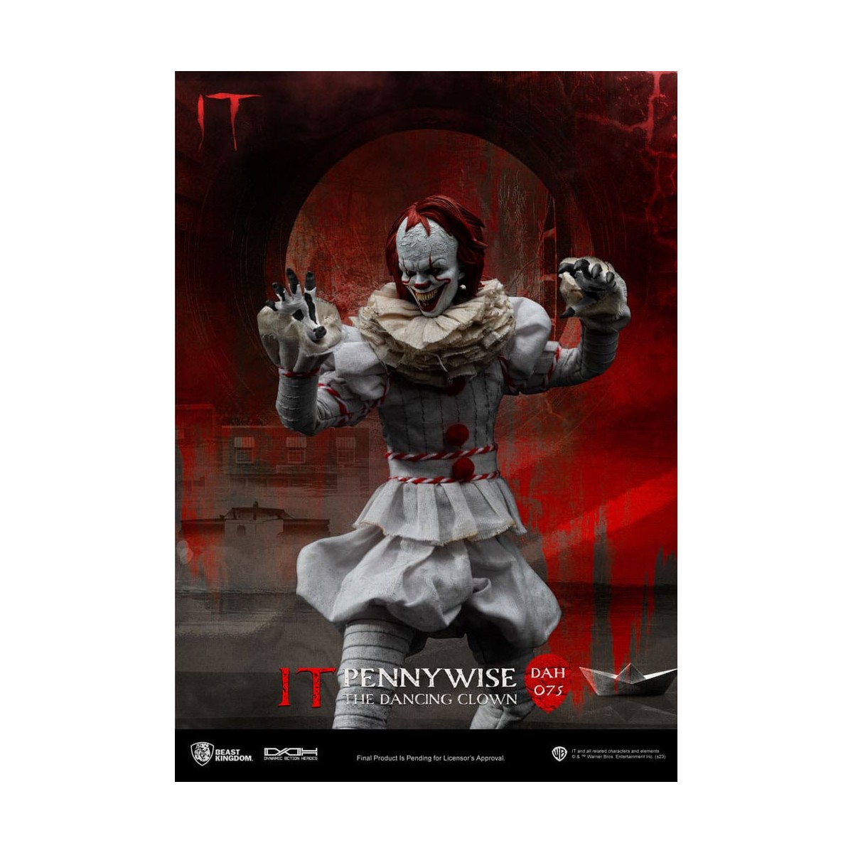 Beast Kingdom - IT - Pennywise Héroes de Acción Dinámica 1/9