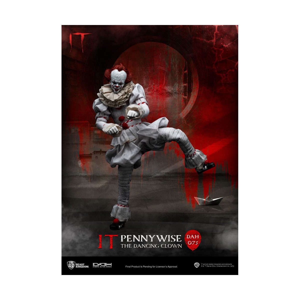 Beast Kingdom - IT - Pennywise Héroes de Acción Dinámica 1/9