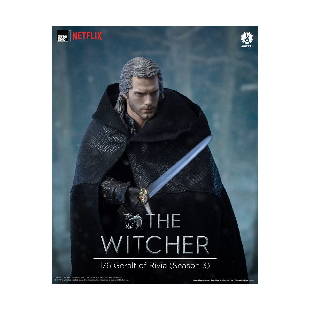 Threezero- Geralt of Rivia 1/6 - The Witcher Temporada 3