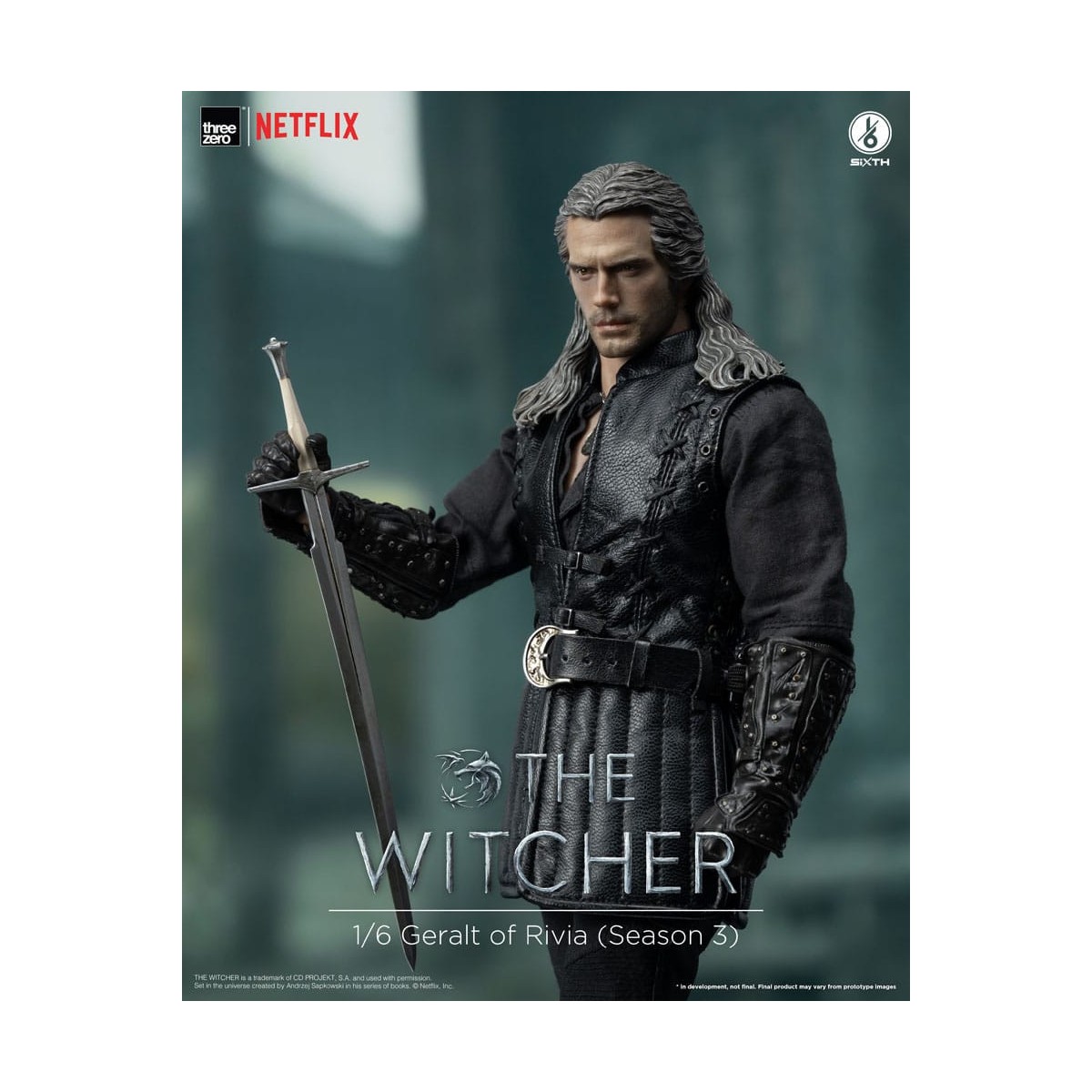 Threezero- Geralt of Rivia 1/6 - The Witcher Temporada 3