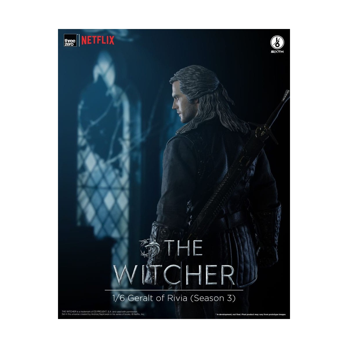 Threezero- Geralt of Rivia 1/6 - The Witcher Temporada 3