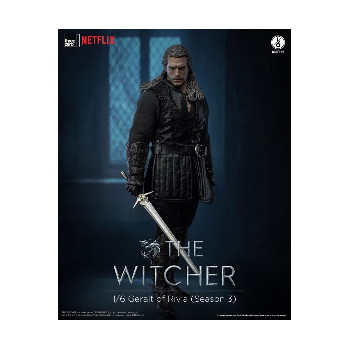 Threezero- Geralt of Rivia 1/6 - The Witcher Temporada 3