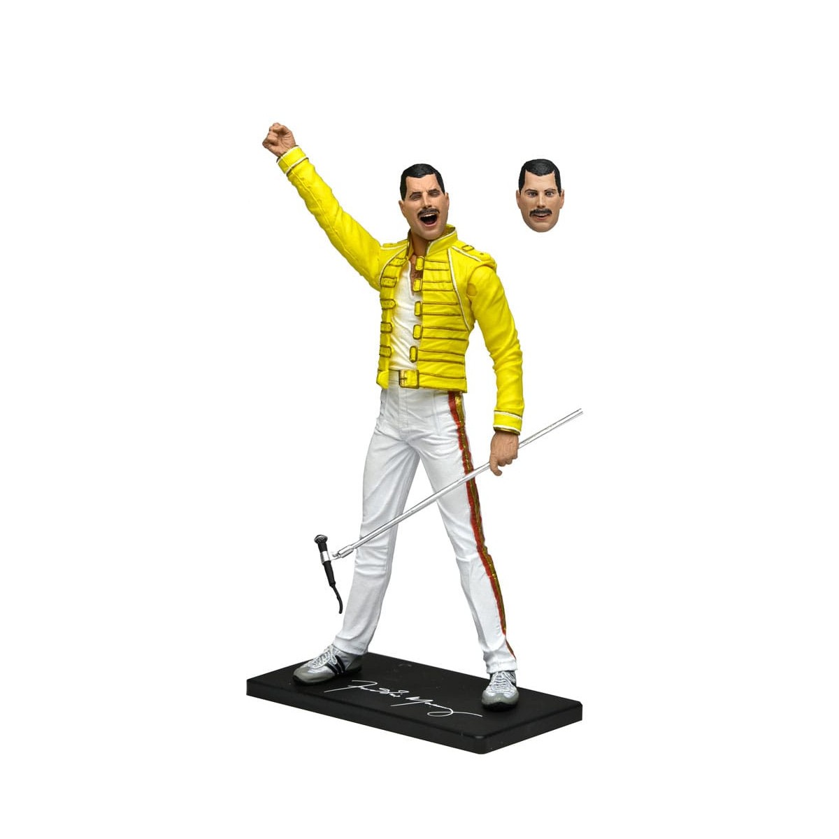 Neca Queen - Freddie Mercury (Chaqueta amarilla) En directo en el estadio de Wembley 86