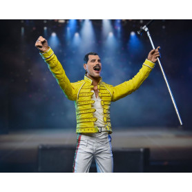 Neca Queen - Freddie Mercury (Chaqueta amarilla) En directo en el estadio de Wembley 86