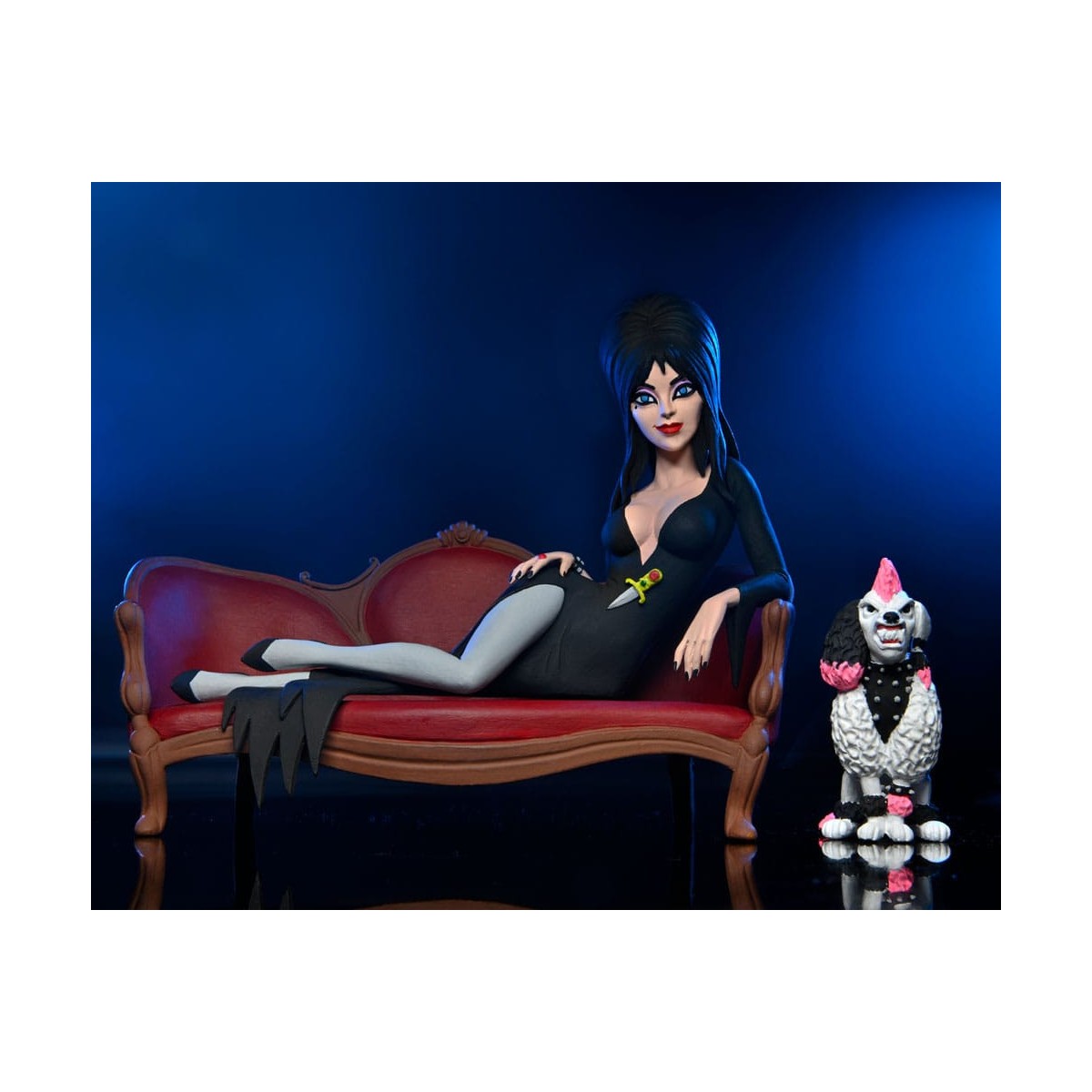 Neca - Toony Terrors - Elvira en el sofá - Elvira
