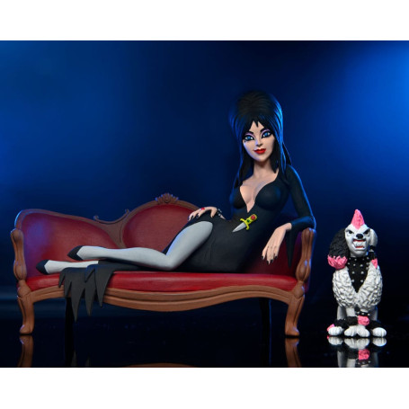 Neca - Toony Terrors - Elvira en el sofá - Elvira