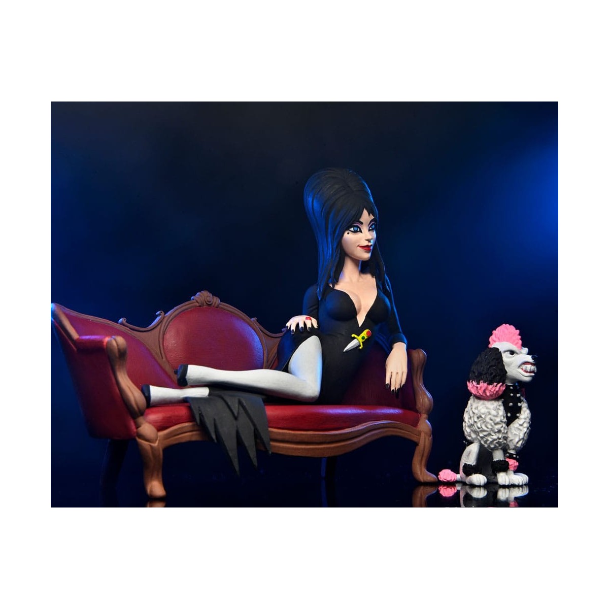 Neca - Toony Terrors - Elvira en el sofá - Elvira