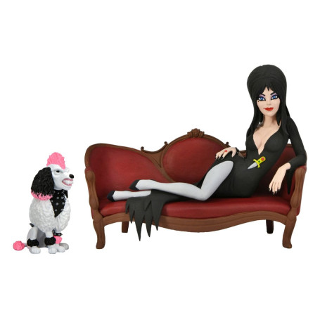 Neca - Toony Terrors - Elvira en el sofá - Elvira