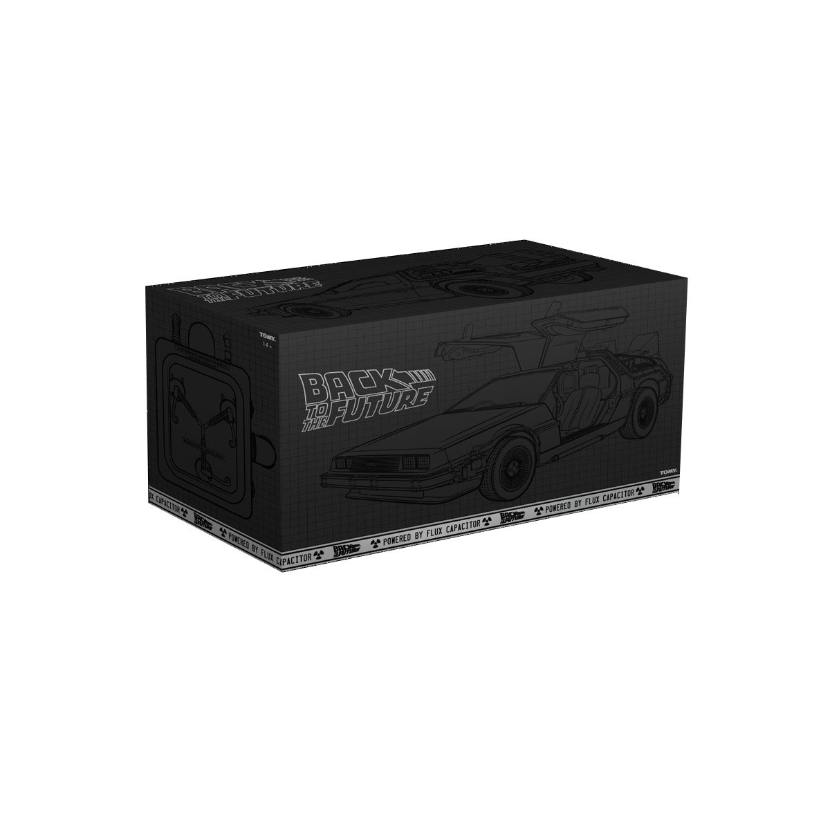 Takara Tomy - Regreso al Futuro - Réplica de la máquina del tiempo DeLorean de fundición a presión