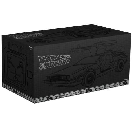 Takara Tomy - Regreso al Futuro - Réplica de la máquina del tiempo DeLorean de fundición a presión