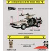 Takara Tomy - Regreso al Futuro - Réplica de la máquina del tiempo DeLorean de fundición a presión