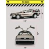 Takara Tomy - Regreso al Futuro - Réplica de la máquina del tiempo DeLorean de fundición a presión