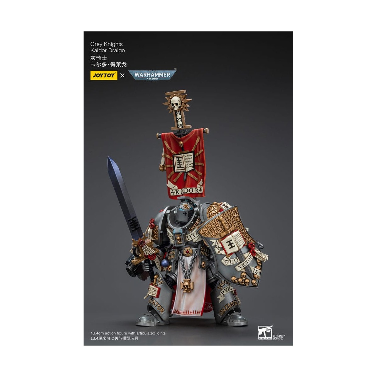 JoyToy Marines Espaciales - Caballeros Grises - Terminator Kaldor Draigo 1/18 - Warhammer 40K