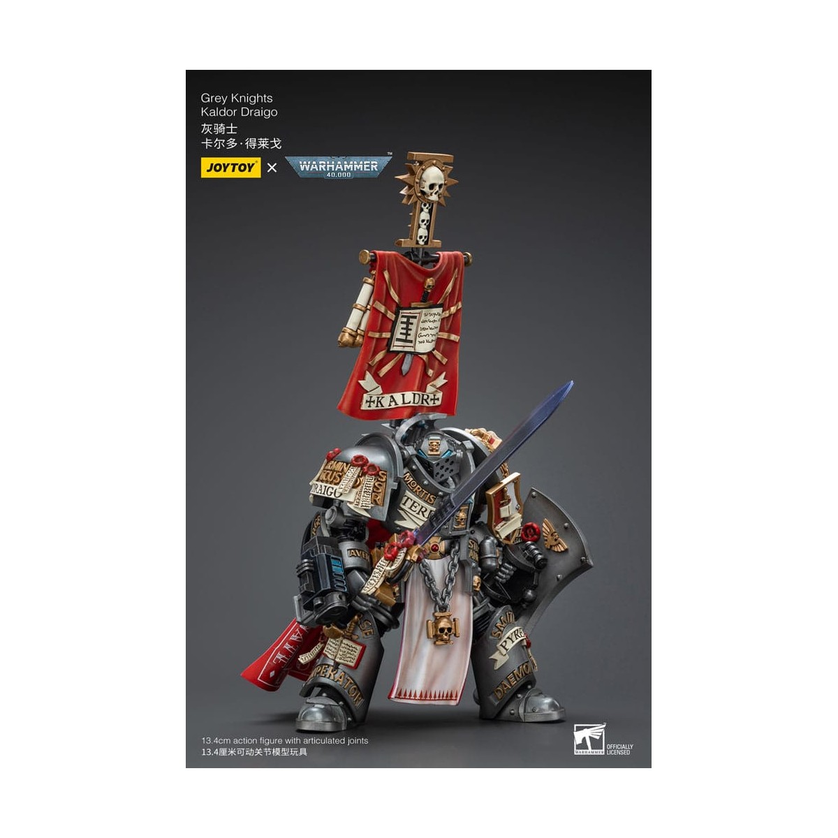 JoyToy Marines Espaciales - Caballeros Grises - Terminator Kaldor Draigo 1/18 - Warhammer 40K