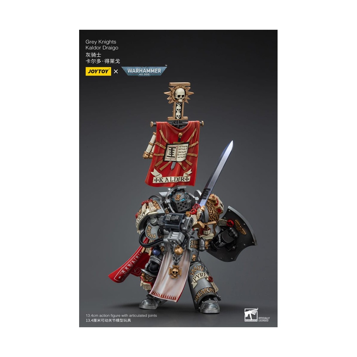 JoyToy Marines Espaciales - Caballeros Grises - Terminator Kaldor Draigo 1/18 - Warhammer 40K