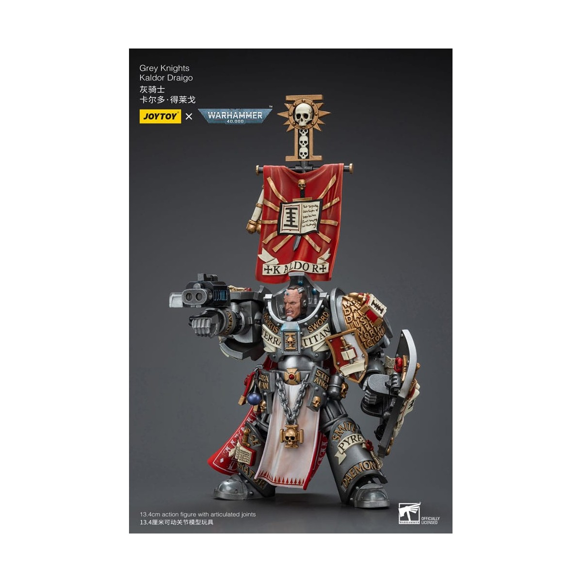 JoyToy Marines Espaciales - Caballeros Grises - Terminator Kaldor Draigo 1/18 - Warhammer 40K