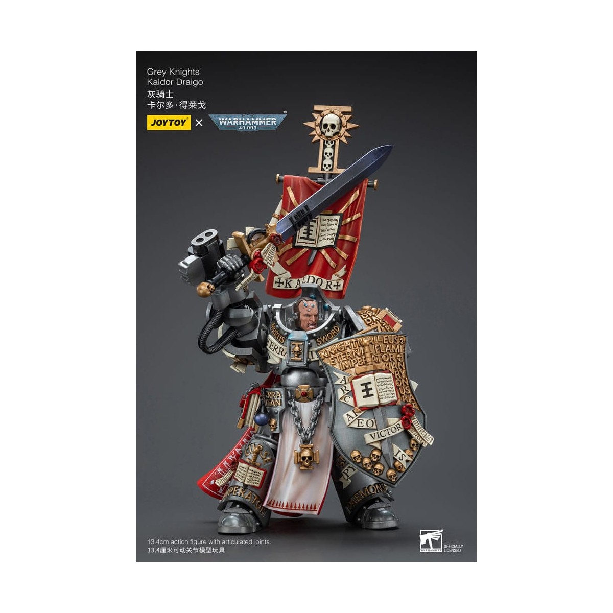 JoyToy Marines Espaciales - Caballeros Grises - Terminator Kaldor Draigo 1/18 - Warhammer 40K