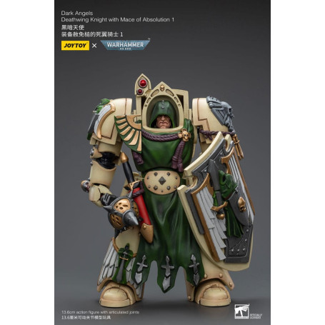 JoyToy Marines Espaciales - Ángeles Oscuros - Caballero Alamuerte con Maza de la Absolución 1/18 - Warhammer 40K