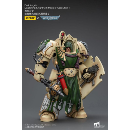 JoyToy Marines Espaciales - Ángeles Oscuros - Caballero Alamuerte con Maza de la Absolución 1/18 - Warhammer 40K