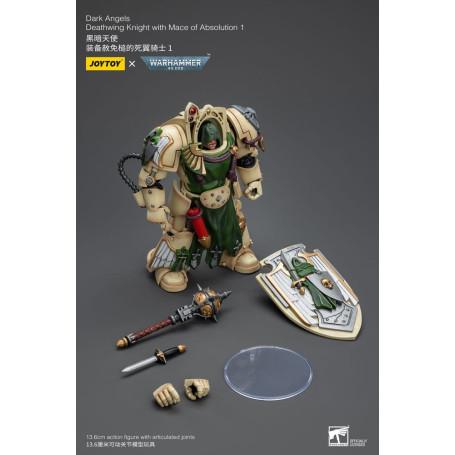 JoyToy Marines Espaciales - Ángeles Oscuros - Caballero Alamuerte con Maza de la Absolución 1/18 - Warhammer 40K