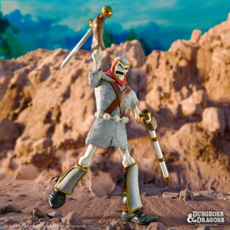 Super 7 - Dekkion (Guerrero Esqueleto) - Dungeons & Dragons ULTIMATES Wave 1
