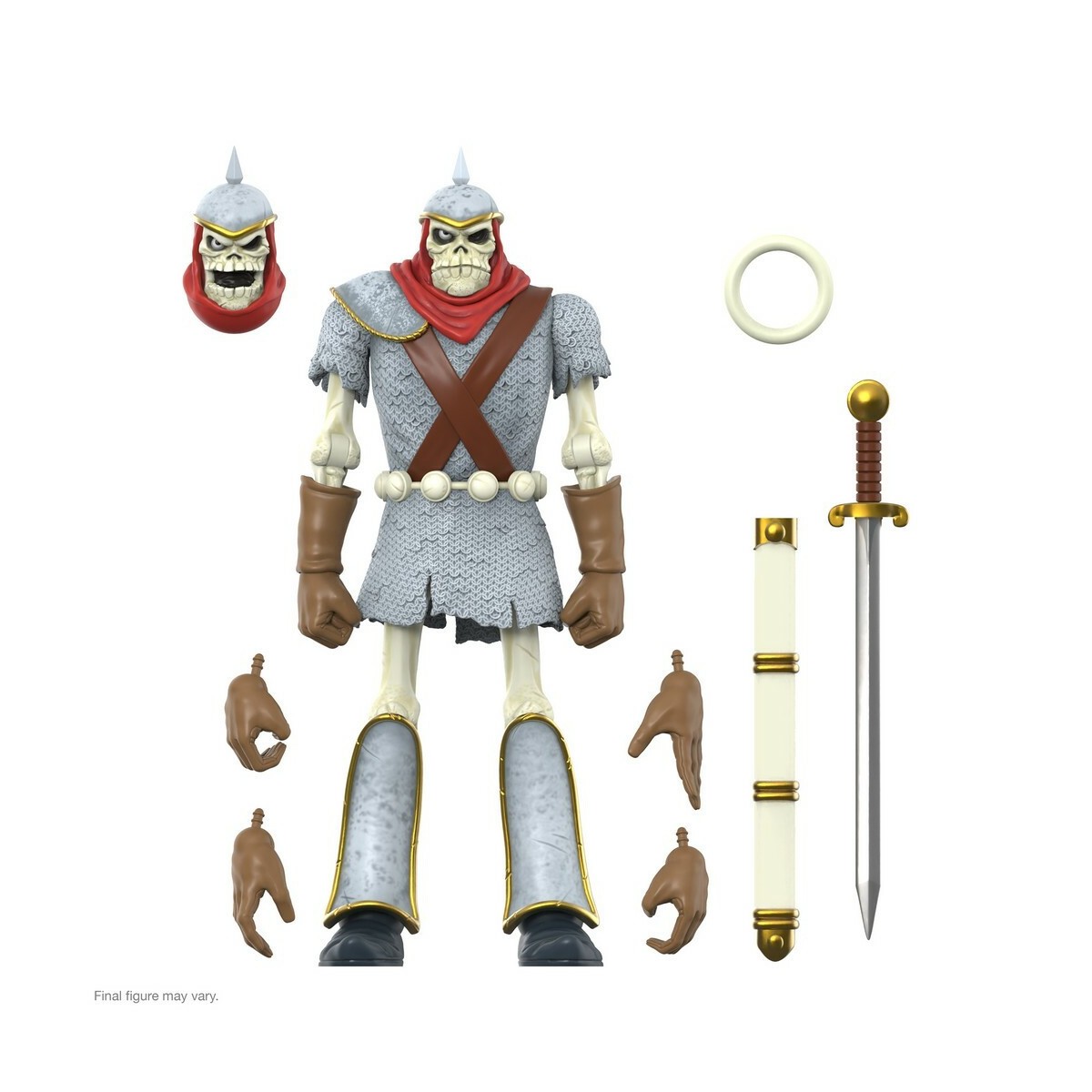 Super 7 - Dekkion (Guerrero Esqueleto) - Dungeons & Dragons ULTIMATES Wave 1