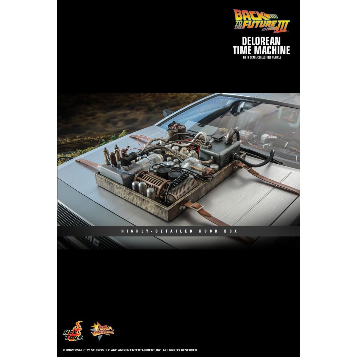 Hot Toys - Regreso al Futuro 3 1/6 Delorean - BTTF3