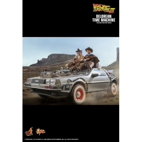 Hot Toys - Regreso al Futuro 3 1/6 Delorean - BTTF3