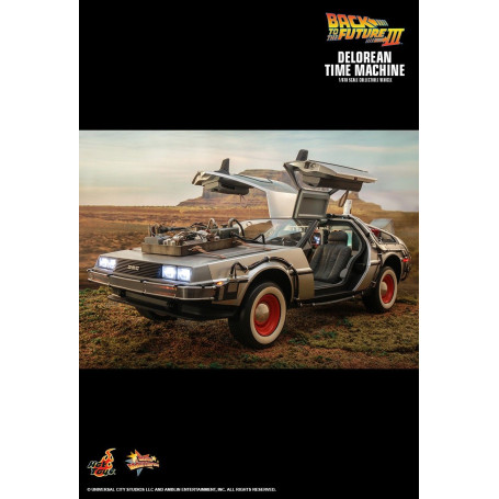 Hot Toys - Regreso al Futuro 3 1/6 Delorean - BTTF3