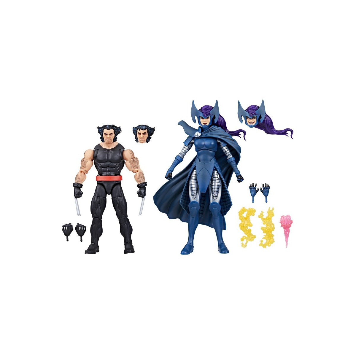 Marvel Legends - Lobezno y Psylocke (Lady Mandarina) - Lobezno 50 Aniversario