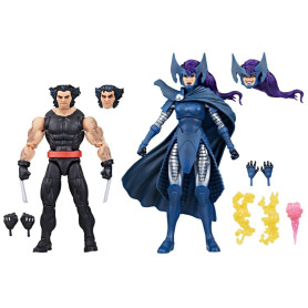 Marvel Legends - Lobezno y Psylocke (Lady Mandarina) - Lobezno 50 Aniversario