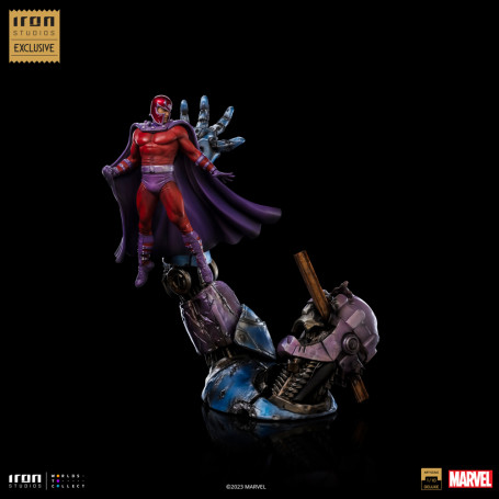 Iron Studios Marvel - Magneto y Sentinel - Deluxe Art Escala 1/10 CCXP 2023